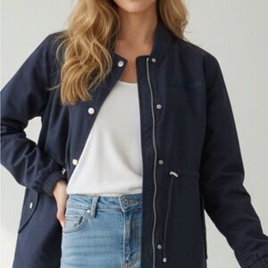 GAP Women's Dark Blue Bomber Jacket